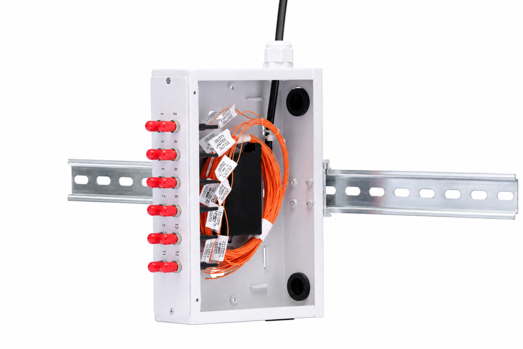 24 Port Din Rail Patch Panel
