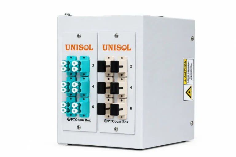 12 port micro din rail patch panel